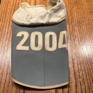 Friends Of Baby Doll Pliner Gray And Beige Lined Waterproof Vest Says 2004